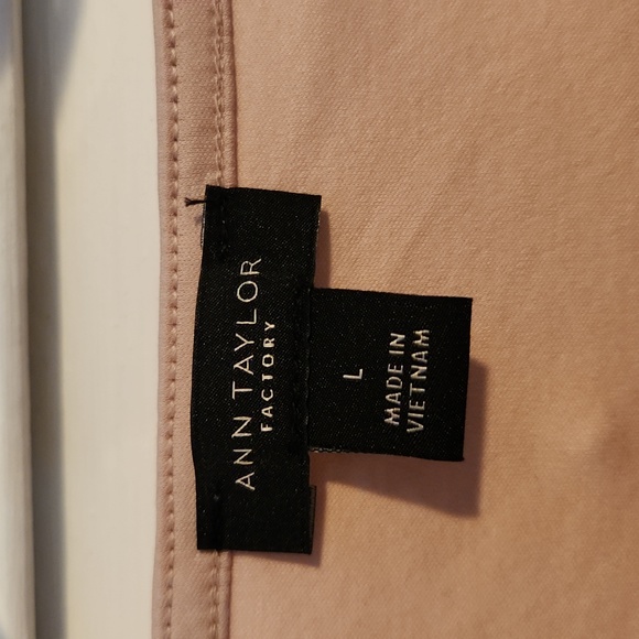 Ann Taylor Factory top, color-pink, size Large - Picture 2 of 4